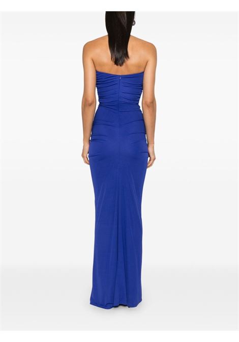 Royal blue Ruched maxi dress Christopher Esber - women CHRISTOPHER ESBER | 24033064SDLT